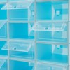 YIYIBYUS 24 Pack Plastic Stackable Foldable Shoe Storage Boxes - 4 of 4