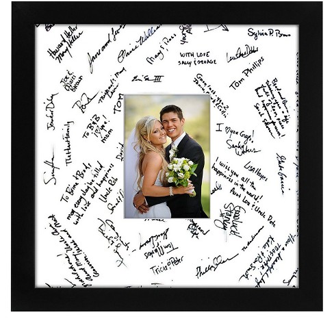 Personalized Signature Frame with Beveled Frame