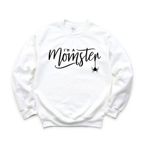 Simply Sage Market Women's Graphic Sweatshirt I'm A Momster - 1 of 4
