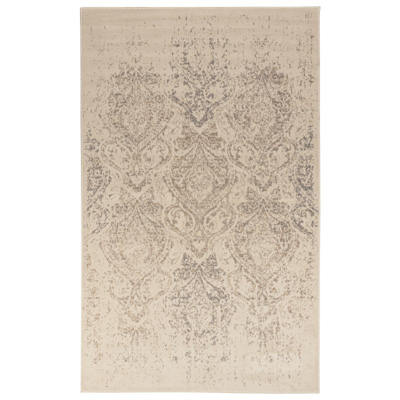 Modern Abstract Traditional Damask Casual Indoor Area Rug by Blue Nile Mills, 1 of 4