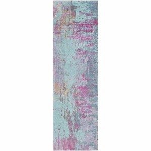 Mark & Day Madison Woven Indoor Area Rugs Blue/Purple - 1 of 4