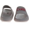 Coca-Cola Classic Script Pillow Slides for Men - Ultra-Soft Dual-Size Comfort Quick-Dry Sandals (Adults) - 4 of 4