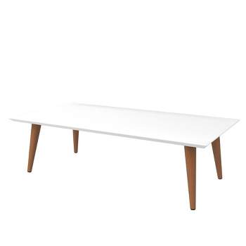 11.81" Utopia High Rectangle Coffee Table with Splayed Legs - Manhattan Comfort