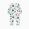 PATPAT Family Christmas Pjs Matching Sets Holiday Jammies Sleepwear Christmas Pajamas for Family Xmas Outfits with Socks - 2 of 4