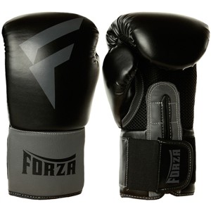 Forza Sports Vinyl Boxing Training Gloves - Black/Gray - 1 of 2