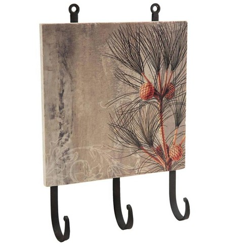 Marble Wall Mount Plaque With Hanging Hooks Plow Hearth Target