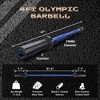 Barbell Bar for Weightlifting - 7FT Heavy Duty (1500LB/700LB), 4FT Short (500LB), 47" EZ Curl Bar - Fits 2" Standard Plates-Home Gym Strength Training - 2 of 4