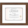 PosterPalooza | Antique Gold Diploma Frame, Acid-Free White Mat, UV Acrylic, Backing, and Hanging Hardware - 2 of 4