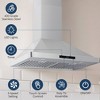 30" Wall Mount Range Hood Ductless Kitchen Vent 3-Speed With Touch Control And Timer - 4 of 4