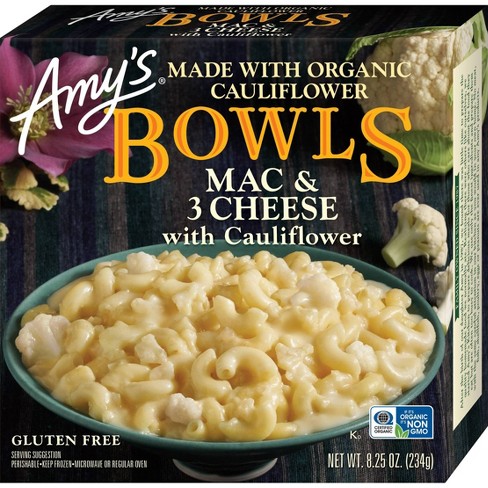 Amy S Kitchen Mac 3 Cheese With Cauliflower Bowl 8 25oz Target