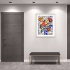 35" x 41" Bouquet with Big Flowers by Alex Caminker Wood Framed Wall Art Print - Amanti Art: Giclee, Acrylic, Modern Decor - 4 of 4