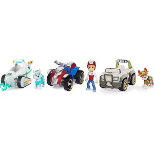 Paw Patrol Everest's Snow Plow, Paw Patrol Ryder's Rescue ATV & Tracker’s Jungle Cruiser - 1 of 4
