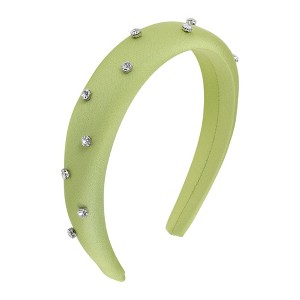 Unique Bargains Women's Solid Rhinestone Headbands 1 Pc - 1 of 4