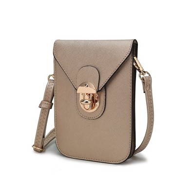 MKF Collection Havana Smartphone Crossbody Bag Vegan Leather Phone Holder Accessory by Mia K