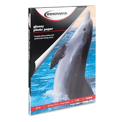 Innovera Glossy Photo Paper 8-1/2 x 11 50 Sheets/Pack 99450