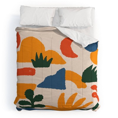 Deny Designs DorisciciArt Boho Comforter and Pillow Sham Set Yellow