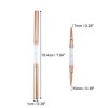 Unique Bargains Nylon DIY Manicure Double Ended Nail Art Brush Rose Gold Tone 1 Pc - 4 of 4