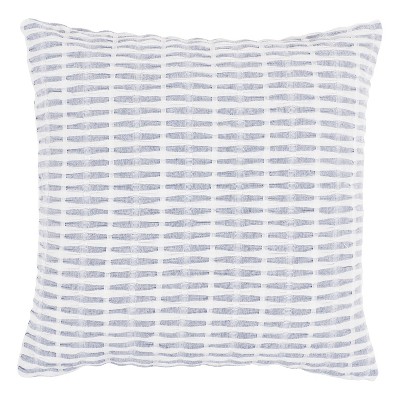 KAF Home Pleated Please throw pillow  with feather filled insert,  20" X 20"