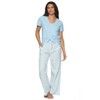 Felina - Mirielle V-Neck Pajama Set - Soft Cotton, Relaxed Fit, All-Season Comfort - 3 of 4
