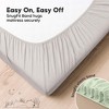2pk Aereo Fitted Crib Sheets for Boys, Girls, 52x28 Standard Baby Crib Mattress Sheets, Bamboo Viscose Cotton - 4 of 4