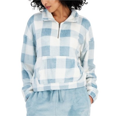 Hippie Rose Womens Super Soft Sweatshirt, Blue, Medium