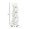 MAYEERTY 5-Tier Corner Shelf, Modern Wall Corner Bookshelf Bookcase - 4 of 4