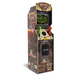 Arcade1Up Big Buck Hunter Mossy Oak Deluxe Arcade Machine with Dual Light Guns - 1 of 4
