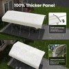 XBRIGH 12x20 Ft Carport, Heavy Duty Metal Car Port, All-Weather Protection, Easy Assembly for Cars, Trucks, Boats, Tractors, and Outdoor Storage - 4 of 4