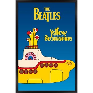 Trends International 24X36 The Beatles - Yellow Submarine Framed Wall Poster Prints - 1 of 4