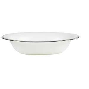 Vera Wang Grosgrain Open Oval Dish 25cm 9.8in - 1 of 1