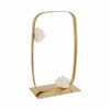 Decorative Metal Statue with Stone Detailing for Home Decor - Elegant Ornaments Perfect for Office Styling, Shelf, and Office Decor - 4 of 4