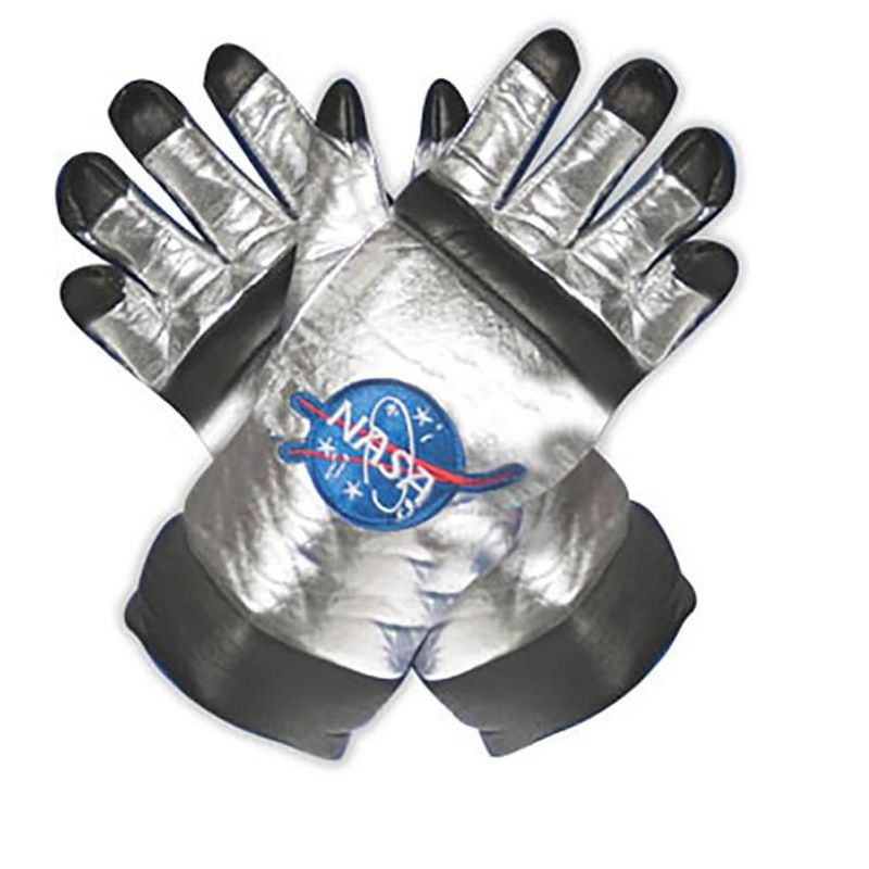 Underwraps Costumes NASA Astronaut Child Costume Gloves One Size Fits Most, 1 of 2
