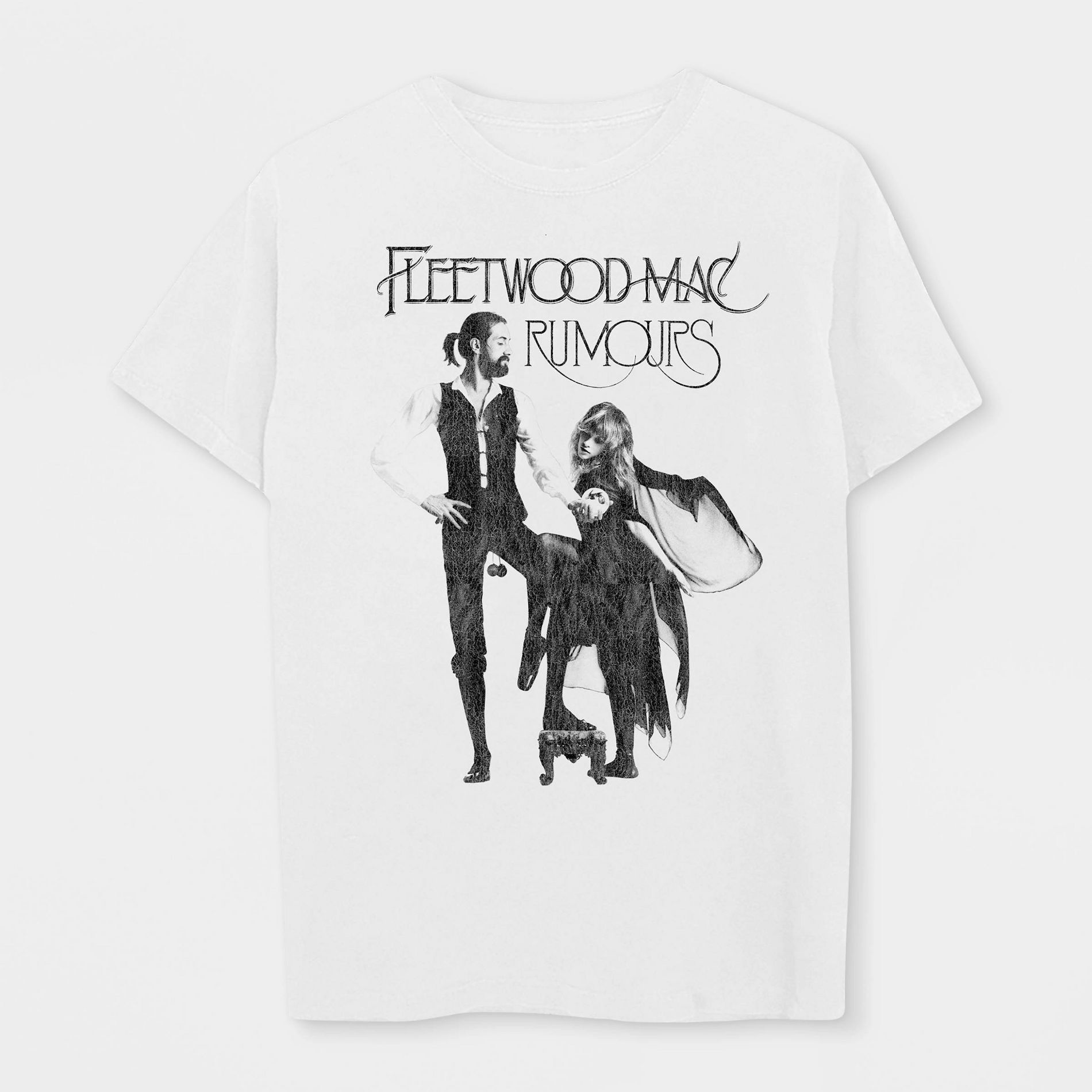 Men's Fleetwood Mac Short Sleeve Graphic T-Shirt - White