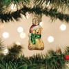 Old World Christmas 2.0 Inch Mini Teddy Bear Gumdrops Collection Santa Hat Tree Ornaments - 3 of 3