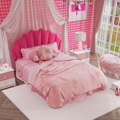 Hillsdale Furniture Elina Upholstered Kids' Headboard Pink