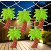 Northlight 10ct Battery Operated Palm Tree Summer LED String Lights Warm White - 4.5' Clear Wire - 2 of 4