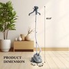 Standing Garment Steamer, 1500W Powerful Steamer for Clothes with Roll Wheels, 1.7L Water Tank for 55 Min Continuous Steaming - 4 of 4