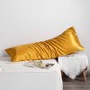 Satin Body Pillowcase for Hair and Skin, Luxurious and Silky Body Pillow Cover with Envelope Closure - NTBAY - 3 of 4