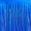 KatchOn, Iridescent Blue Streamers Backdrop - 3.2x8 Feet, Pack of 2 | Under The Sea Party Decor | Summer Party Decorations - 2 of 4