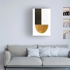 Canvas Wall Art - Ray Heere 'Mid Century Abstract Painting 18' Wall Art for Living Room, Bedroom, or Office Décor by Trademark Fine Art - 22 x 32 - 3 of 4