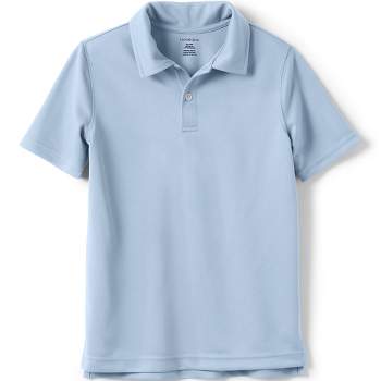 Lands' End Kids Short Sleeve Poly Pique Polo Shirt
