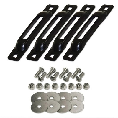  Snap Loc SLSB4FA E Track 1000 Pound Capacity Steel Single Strap Truck Trailer Bed Anchor (5 Pack) 