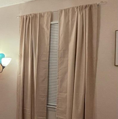 1pc Room Darkening Heathered Window Curtain Panel - Room Essentials ...