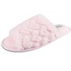 Jessica Simpson Womens Fuzzy Open Toe Slide Slipper - 2 of 4