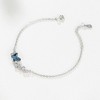 Butterfly Bracelet for Women Sterling Silver Blue Element Crystal Ginger Lyne Collection - 2 of 4