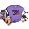 Simply Sage Market Women's Trick Or Treat Vibes Pumpkin Short Sleeve Graphic Tee - 3 of 4