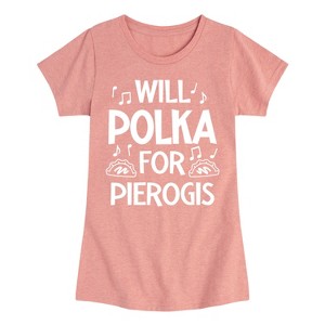 Girls' - Instant Message - Dyngus Day Fitted Short Sleeve Graphic T-Shirt - 1 of 4