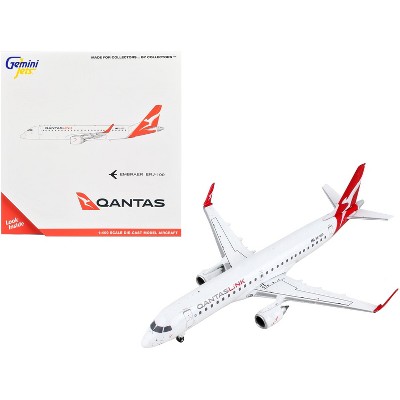Embraer ERJ-190 Commercial Aircraft "QantasLink" White with Red Tail 1/400 Diecast Model Airplane by GeminiJets