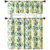Kate Aurora Country Lemon Vine Complete 3 Piece Kitchen Curtain Tier & Valance Set - 58 in. W x 56 in. L, Multi - image 2 of 2