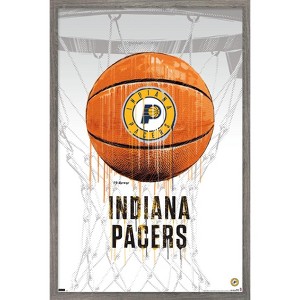 Trends International NBA Indiana Pacers - Drip Basketball 21 Framed Wall Poster Prints - 1 of 4
